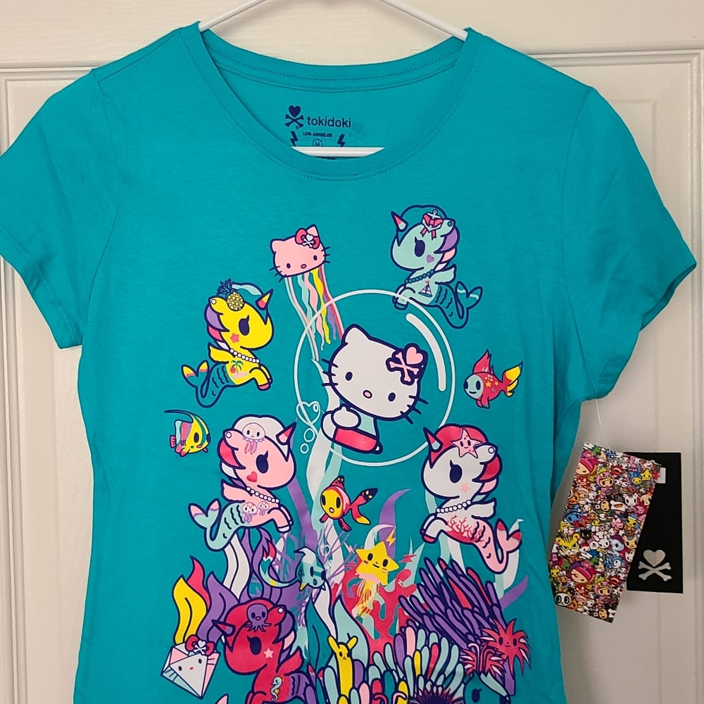 Tokidoki Hello Kitty Mermicornos Tee